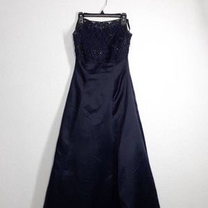Dark Navy Long Dress